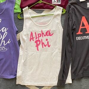 Alpha Phi White Tank